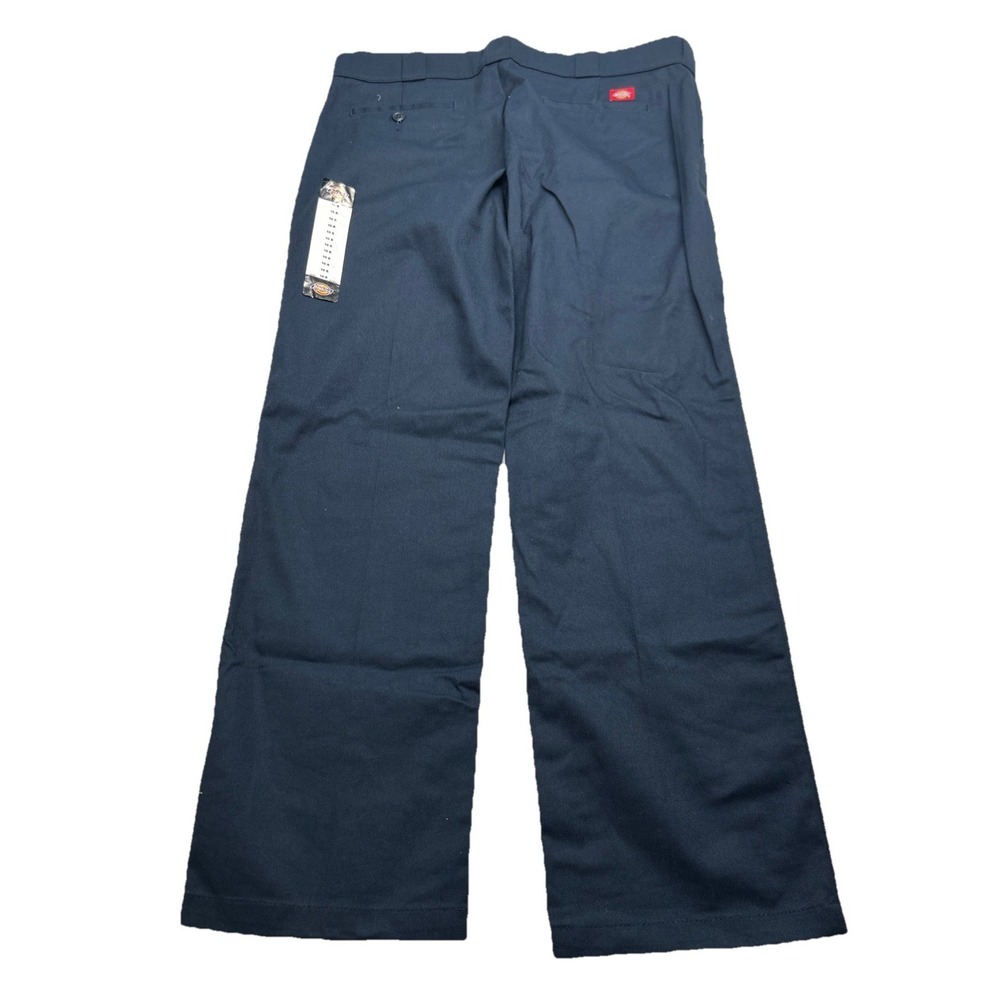 Dickies 774 Women Pants 10R Blue 36x31 Workwear Original Fit Straight Leg